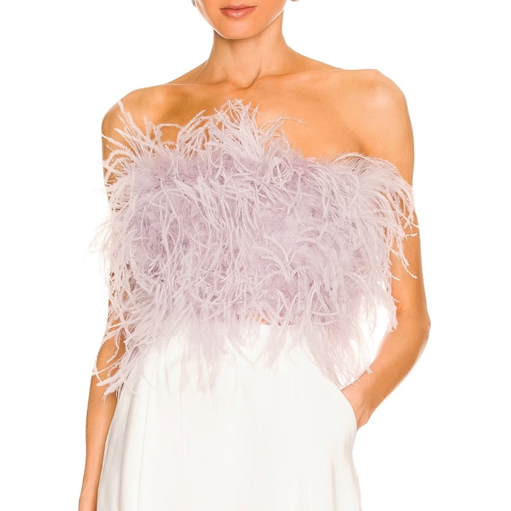 Lamarque lavender top worn once in perfect condition!